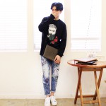 Punky punky painting jean