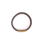 Buckle leather bracelet